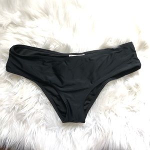 Black Bikini Cheeky Bottoms size medium SO by Kohl’s
